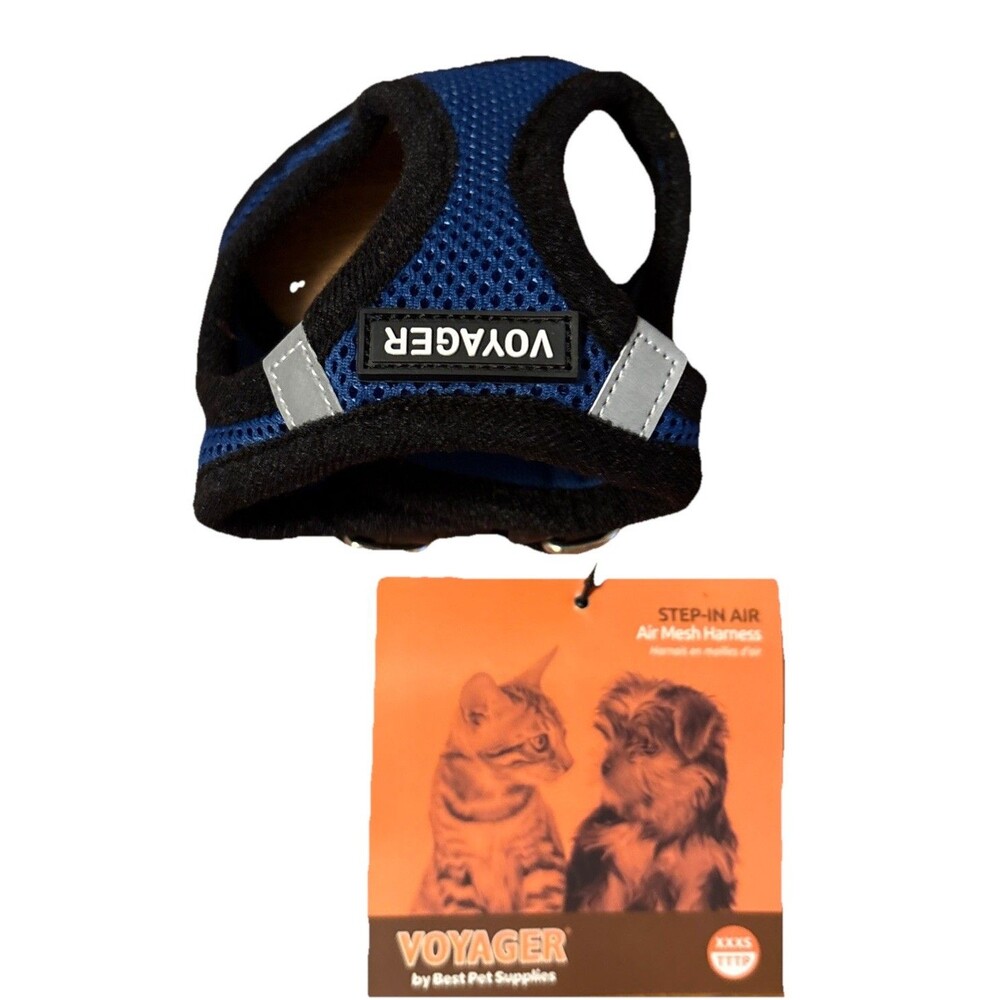 Voyager Step-in Air Pet Harness  Air Mesh Blue Harness XXXS 207-RBB